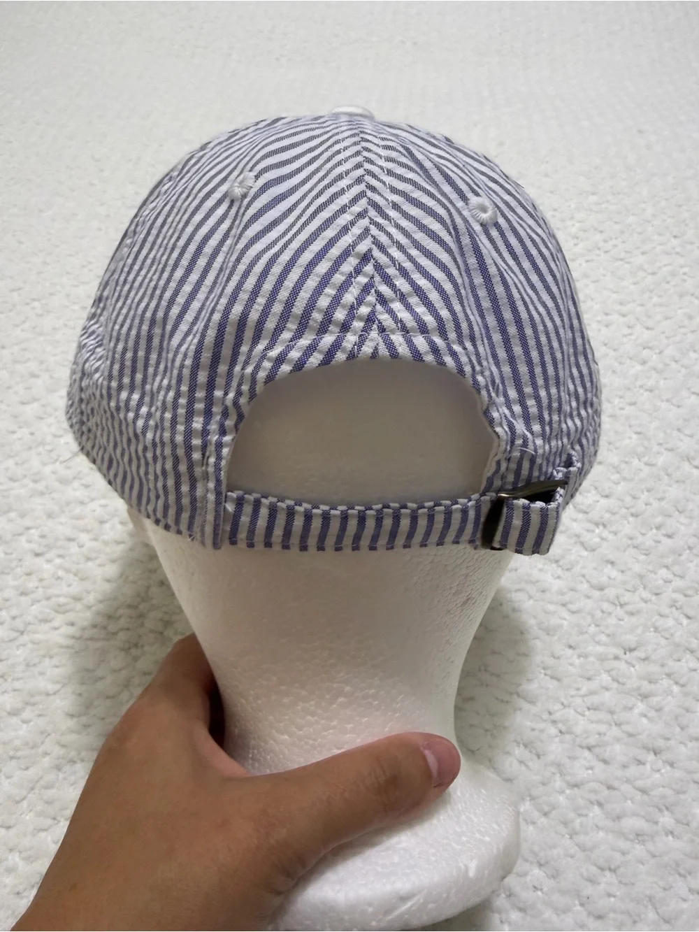 Old Head Golf Links American Needle Stripped Blue White Hat Cap Adjustable